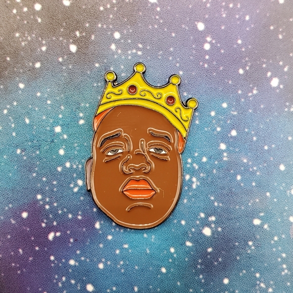 None Jewelry - Notorious BIG Biggie Smalls Enamel Pin